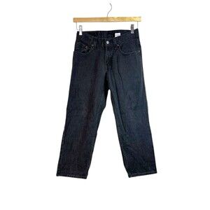 Levis 550 Jeans Boys 9 Husky 29x25 Black Denim Kids Relaxed Fit Tapered Leg Kids